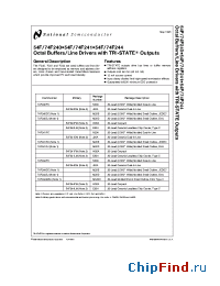 Datasheet 74F241PC производства National Semiconductor