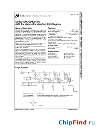 Datasheet CD4035BC manufacturer National Semiconductor
