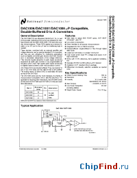 Datasheet DAC1006LCN производства National Semiconductor