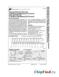 Datasheet DAC1020LCV производства National Semiconductor