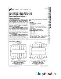 Datasheet DM54LS138J/883 производства National Semiconductor