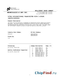 Datasheet DM54LS245J/883 производства National Semiconductor