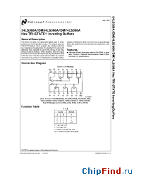 Datasheet DM54LS368A производства National Semiconductor