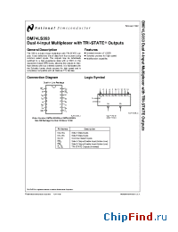 Datasheet DM74LS353 производства National Semiconductor
