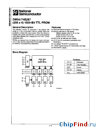 Datasheet DM74S287N производства National Semiconductor