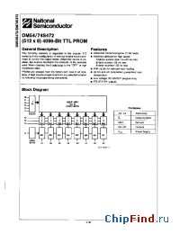 Datasheet DM74S472AJ производства National Semiconductor
