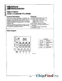 Datasheet DM74S573J производства National Semiconductor