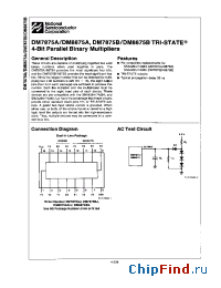 Datasheet DM8875B производства National Semiconductor