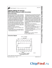 Datasheet DM8898 производства National Semiconductor