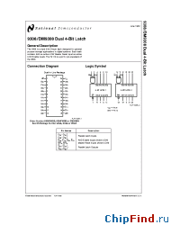 Datasheet DM9308 производства National Semiconductor