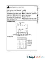 Datasheet DM9601N производства National Semiconductor