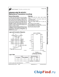 Datasheet DP8303AN производства National Semiconductor