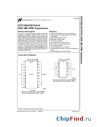 Datasheet DS75161AN manufacturer National Semiconductor