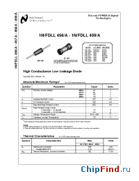 Datasheet FDLL457A производства National Semiconductor
