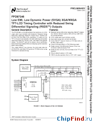 Datasheet FPD87346VS производства National Semiconductor