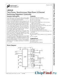 Datasheet LM2648MTDX производства National Semiconductor