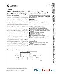 Datasheet LM2671-3.3 производства National Semiconductor