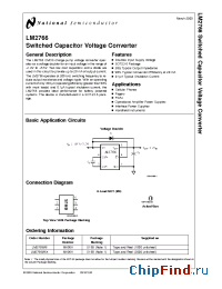 Datasheet LM2766 производства National Semiconductor