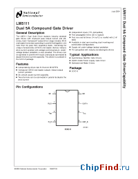 Datasheet LM5111-1M manufacturer National Semiconductor