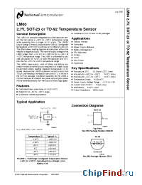 Datasheet LM60B manufacturer National Semiconductor