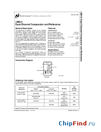 Datasheet LM612 manufacturer National Semiconductor