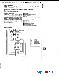 Datasheet NMC9346E производства National Semiconductor