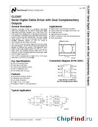 Datasheet SD007EVK производства National Semiconductor
