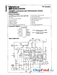 Datasheet TBA560C производства National Semiconductor