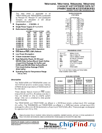 Datasheet TMS416409A производства National Semiconductor
