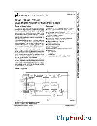 Datasheet TP3401 производства National Semiconductor