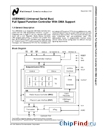 Datasheet USBN9602-28MX производства National Semiconductor