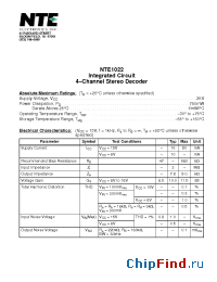 Datasheet NTE1049 производства NTE