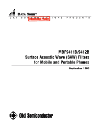 Datasheet MBF9411B производства OKI