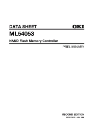 Datasheet ML54053 производства OKI