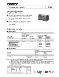 Datasheet A7BS-206-PM manufacturer Omron