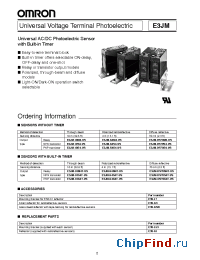 Datasheet E3JM-10S4-US производства Omron