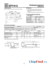 Datasheet EE-SPY415 производства Omron