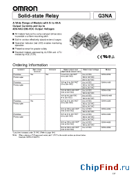Datasheet G3NA-205B manufacturer Omron