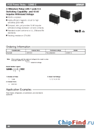 Datasheet G5NB-1A-24VDC производства Omron