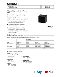 Datasheet OMRONG5LE manufacturer Omron