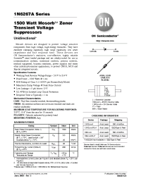 Datasheet 1.5KE130A производства ON Semiconductor