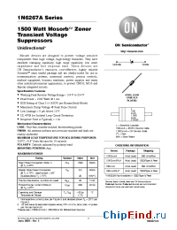 Datasheet 1N6284ARL4 manufacturer ON Semiconductor