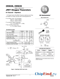 Datasheet 2N5639 производства ON Semiconductor