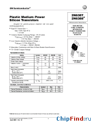 Datasheet 2N6388 производства ON Semiconductor