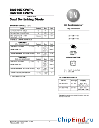 Datasheet BAS16DXV6T1 производства ON Semiconductor