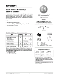 Datasheet BAT54CLT1 manufacturer ON Semiconductor