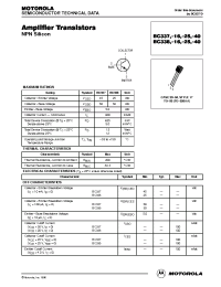 Datasheet BC337-16 manufacturer ON Semiconductor