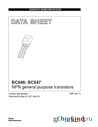 Datasheet BC547A/B manufacturer ON Semiconductor