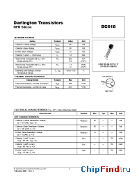 Datasheet BC618RL1 manufacturer ON Semiconductor
