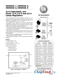 Datasheet CS5203A-3GDPR3 manufacturer ON Semiconductor
